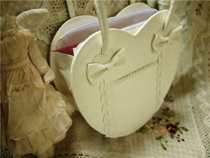 Loris - Satin Bridge - Heart-shape Lolita Bag