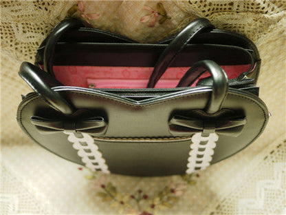 Loris - Satin Bridge - Heart-shape Lolita Bag