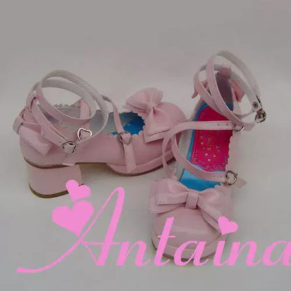Antaina - Sweet Chunky Heels Lolita Shoes Size 41-44