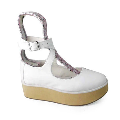 Antaina - Punk Lolita High Platforms Shoes Lolita Ankle Strap Shoes