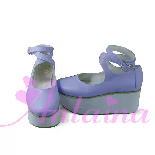 Antaina - Punk Lolita High Platforms Shoes Lolita Ankle Strap Shoes