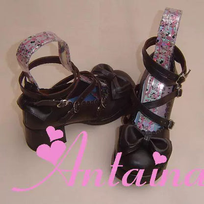 Antaina - Sweet Chunky Heels Lolita Shoes Size 41-44