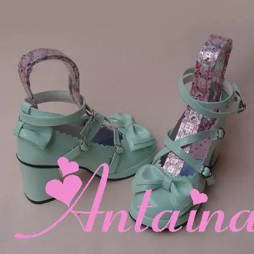 Antaina - Sweet Chunky Heels Lolita Shoes Size 41-44