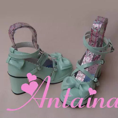 Antaina - Sweet Chunky Heels Lolita Shoes Size 41-44