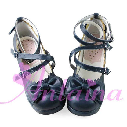 Antaina - Sweet Chunky Heels Lolita Shoes Size 37-40