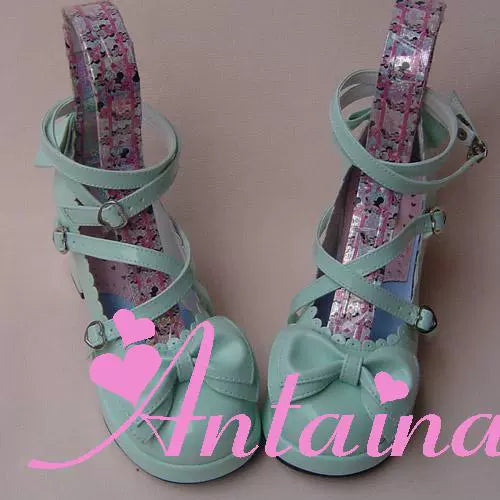 Antaina - Sweet Chunky Heels Lolita Shoes Size 41-44
