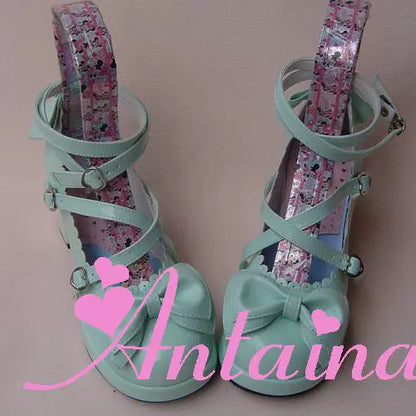 Antaina - Sweet Chunky Heels Lolita Shoes Size 41-44