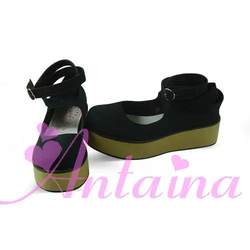 Antaina - Punk Lolita High Platforms Shoes Lolita Ankle Strap Shoes