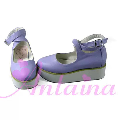 Antaina - Punk Lolita High Platforms Shoes Lolita Ankle Strap Shoes