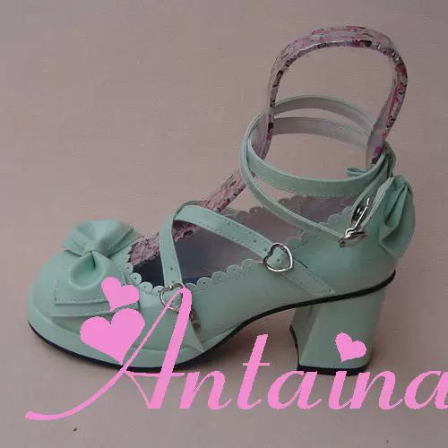 Antaina - Sweet Chunky Heels Lolita Shoes Size 37-40