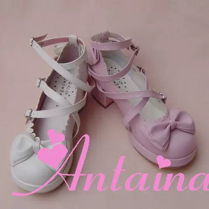 Antaina - Sweet Chunky Heels Lolita Shoes Size 41-44