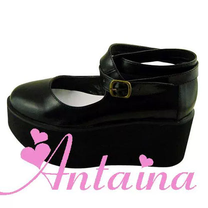 Antaina - Punk Lolita High Platforms Shoes Lolita Ankle Strap Shoes