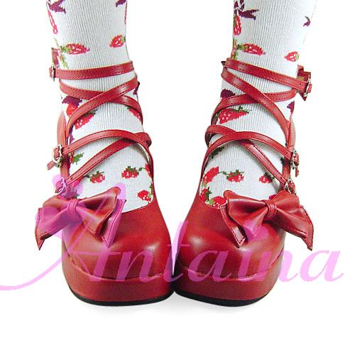 Antaina - Popular Japanese Lolita Bow Strap Multiple Colors