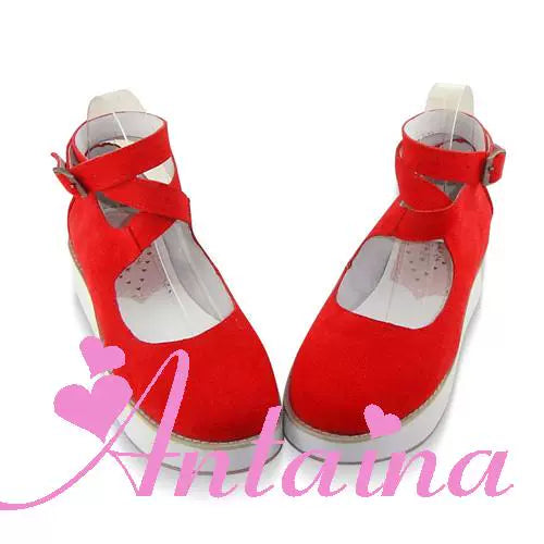 Antaina - Punk Lolita High Platforms Shoes Lolita Ankle Strap Shoes