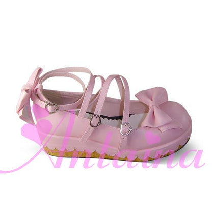 Antaina - Lolita Bow Platform Shoes Multiple Colors