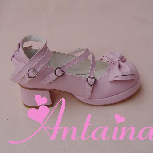 Antaina - Sweet Chunky Heels Lolita Shoes Size 31-36