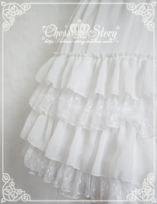 Chess Story - Le Printemps - Elegant Lolita Long Petticoat Half Dress