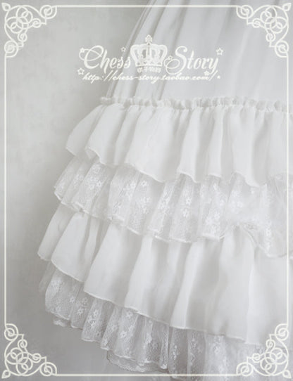 Chess Story - Le Printemps - Elegant Lolita Long Petticoat Half Dress