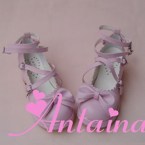 Antaina - Sweet Chunky Heels Lolita Shoes Size 31-36