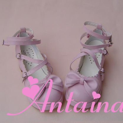 Antaina - Sweet Chunky Heels Lolita Shoes Size 37-40
