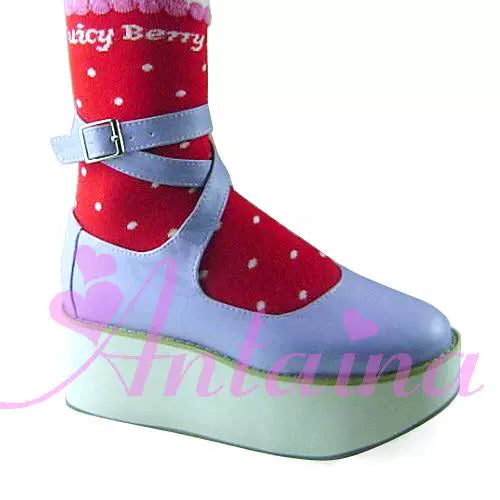 Antaina - Punk Lolita High Platforms Shoes Lolita Ankle Strap Shoes