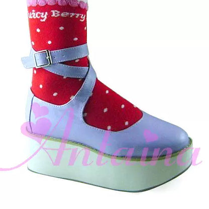Antaina - Punk Lolita High Platforms Shoes Lolita Ankle Strap Shoes