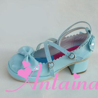 Antaina - Sweet Chunky Heels Lolita Shoes Plus Size 45-54