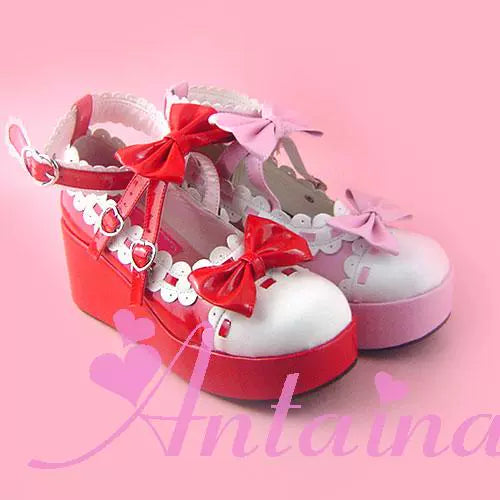 Antaina - Sweet Lolita Shoes Platform Shoes Multicolor