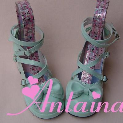 Antaina - Sweet Chunky Heels Lolita Shoes Size 37-40