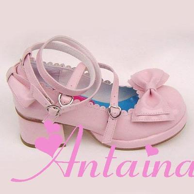 Antaina - Sweet Chunky Heels Lolita Shoes Size 31-36
