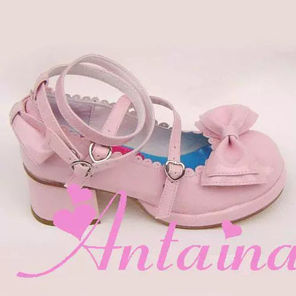 Antaina - Sweet Chunky Heels Lolita Shoes Size 41-44