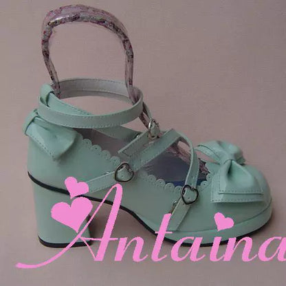 Antaina - Sweet Chunky Heels Lolita Shoes Size 41-44