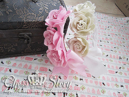 Chess Story - Black Cat Paradise - Kawaii Lolita Pink Black JSK