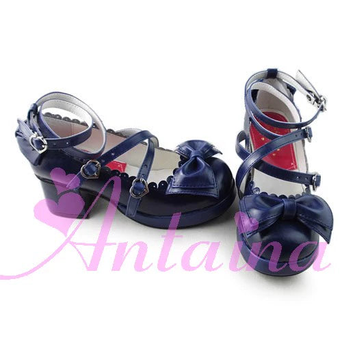 Antaina - Sweet Chunky Heels Lolita Shoes Size 41-44