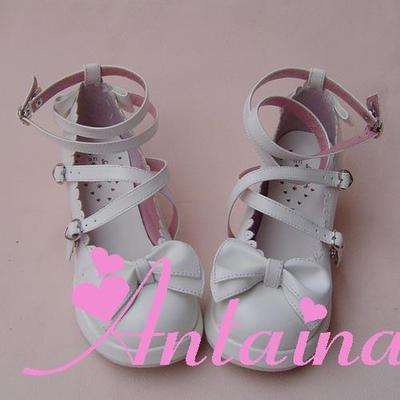 Antaina - Sweet Chunky Heels Lolita Shoes Plus Size 45-54