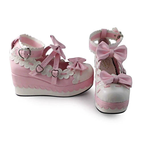 Antaina - Sweet Lolita Shoes Platform Shoes Multicolor