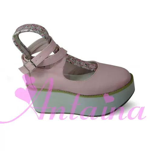 Antaina - Punk Lolita High Platforms Shoes Lolita Ankle Strap Shoes