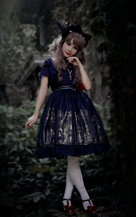 Infanta - Rose Sanctuary - Gothic Lolita Bonnet