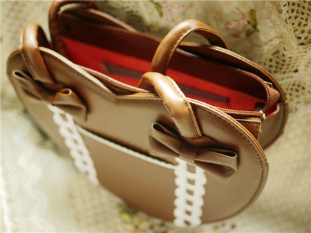 Loris - Satin Bridge - Heart-shape Lolita Bag