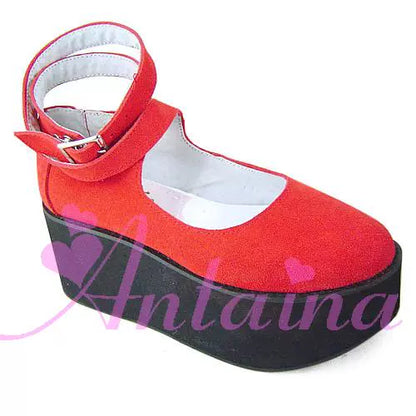 Antaina - Punk Lolita High Platforms Shoes Lolita Ankle Strap Shoes