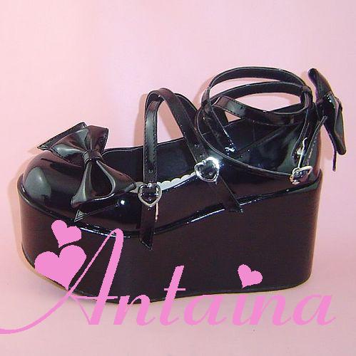 Antaina - Lolita Bow Platform Shoes Multiple Colors