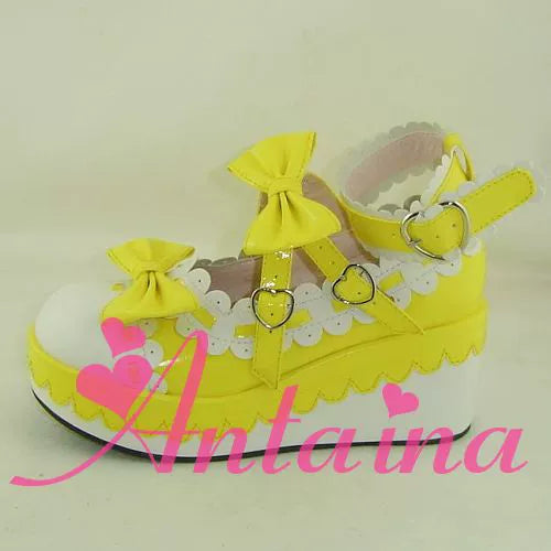Antaina - Sweet Lolita Shoes Platform Shoes Multicolor