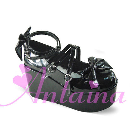 Antaina - Lolita Bow Platform Shoes Multiple Colors