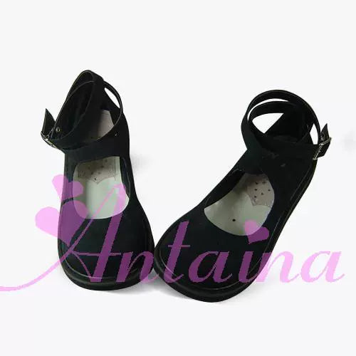 Antaina - Punk Lolita High Platforms Shoes Lolita Ankle Strap Shoes