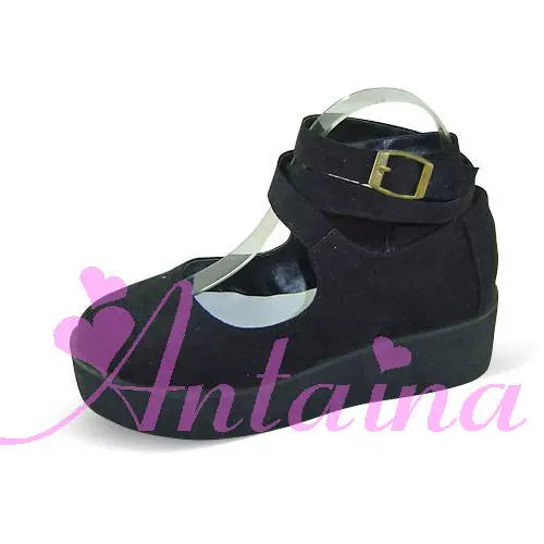 Antaina - Punk Lolita High Platforms Shoes Lolita Ankle Strap Shoes