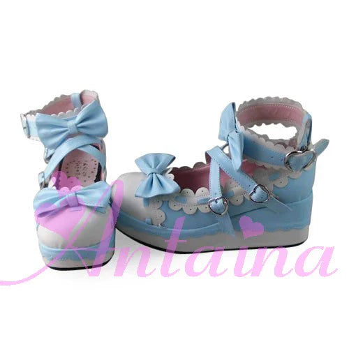Antaina - Sweet Lolita Shoes Platform Shoes Multicolor