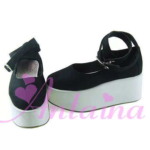 Antaina - Punk Lolita High Platforms Shoes Lolita Ankle Strap Shoes