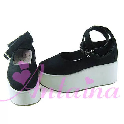 Antaina - Punk Lolita High Platforms Shoes Lolita Ankle Strap Shoes