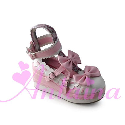 Antaina - Sweet Lolita Shoes Platform Shoes Multicolor