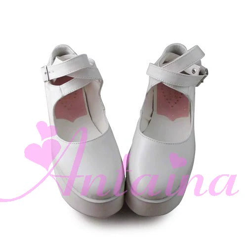 Antaina - Punk Lolita High Platforms Shoes Lolita Ankle Strap Shoes